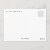 Tremont Street Boston antikes restauriertes Foto Postkarte (Rückseite)