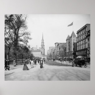 Tremont Street Mall Poster