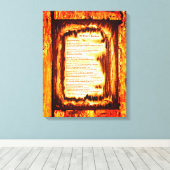 Tremor in den Händen Leinwanddruck (Insitu (Holzboden))