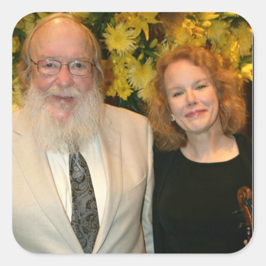 Tremper Golden Strings Kenosha Quadratischer Aufkleber (Vorderseite)