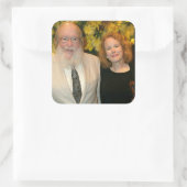 Tremper Golden Strings Kenosha Quadratischer Aufkleber (Tasche)