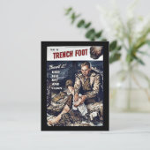 Trench Foot Postkarte (Stehend Vorderseite)