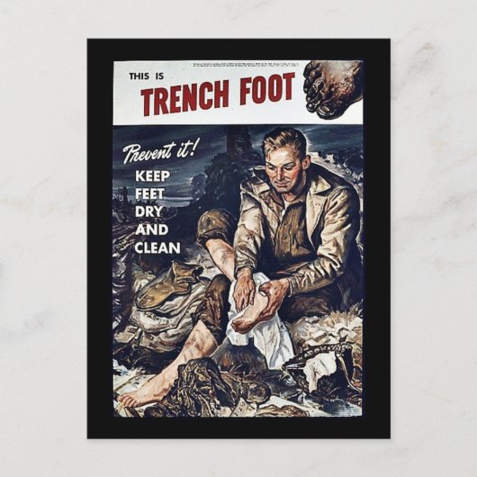 Trench Foot Postkarte (Vorderseite)
