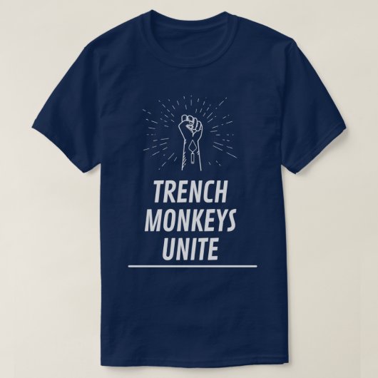 Trench Monkeys Unite T-Shirt (Design vorne)