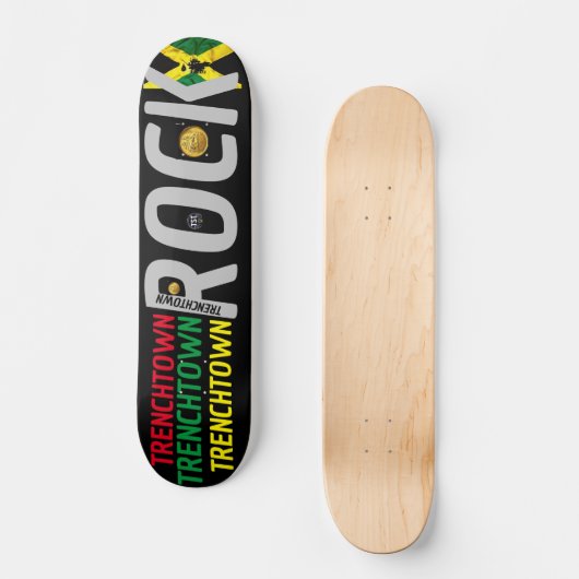 TRENCHTOWN ROCK JMT 7 3/4" Skateboard Deck (Vorderseite)