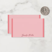 Trend Color Benutzerdefiniertes handgeschriebenes  Mitteilungskarte (Vorderseite/Rückseite Beispiel)