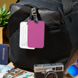 Trend Color - Berry Pink Gepäckmarke Gepäckanhänger