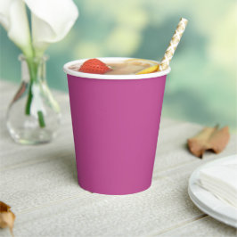 Trend Color - Berry Pink Paper Cups Pappbecher