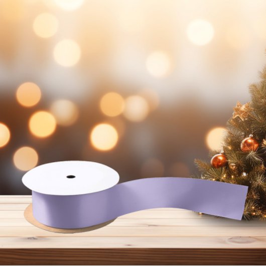 Trend Color Bluish Lavender Satinband