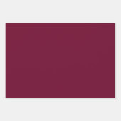 Trend Color Burgundy Pink Sage Geschenkpapier Set (Vorderseite)