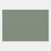 Trend Color Burgundy Pink Sage Geschenkpapier Set (Vorderseite 2)