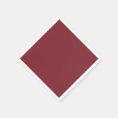 Trend Color - Crimson Red Paper Napkins Serviette (Ecke)