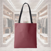 Trend Color - Crimson Red Tote Bag Tasche
