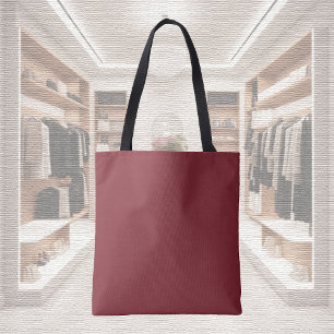 Trend Color - Crimson Red Tote Bag Tasche