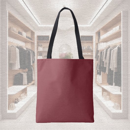 Trend Color - Crimson Red Tote Bag Tasche