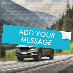 Trend Color - Cyan Message Autoaufkleber anzeigen