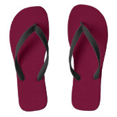 Trend Color Dark Burgundy Flip Flops Badesandalen (Fußbett)