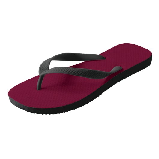 Trend Color Dark Burgundy Flip Flops Badesandalen (Schrägansicht)