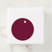 Trend Color Dark Burgundy Geschenkanhänger (Beispiel)