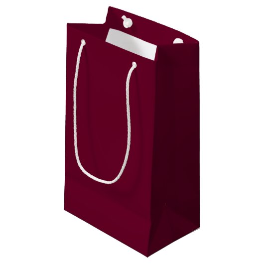 Trend Color Dark Burgundy Geschenktasche Kleine Geschenktüte (Vorderseite Schrägansicht)