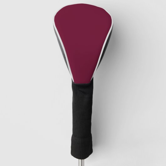Trend Color Dark Burgundy Golf Head Cover Golf Headcover (Vorderseite)