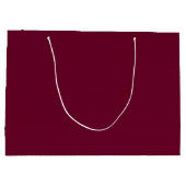 Trend Color Dark Burgundy Große Geschenktasche Geschenktüte (Rückseite)