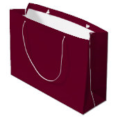 Trend Color Dark Burgundy Große Geschenktasche Große Geschenktüte (Rückseite Schrägansicht)