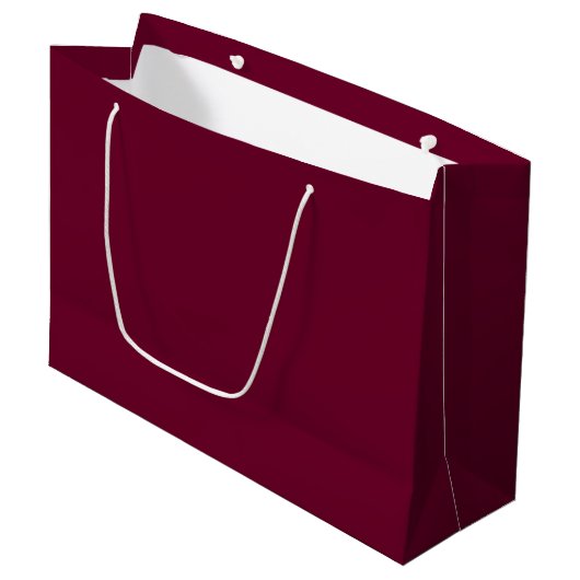 Trend Color Dark Burgundy Große Geschenktasche Große Geschenktüte (Vorderseite Schrägansicht)
