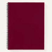 Trend Color - Dark Burgundy - Notebook Notizblock (Vorderseite)