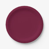 Trend Color Dark Burgundy Pappteller (Vorderseite)