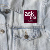 Trend Color Dark Burgundy - Schaltfläche "Frag und Button (Beispiel)