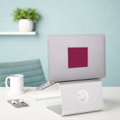 Trend Color Dark Burgundy Vinyl Sticker (Laptop auf Schreibtisch)