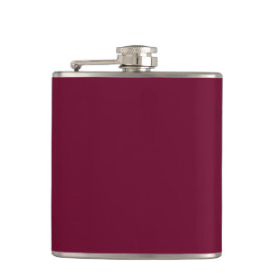 Trend Color - Dunkle Burgund Vinyl Wrapped Flask Flachmann