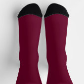 Trend Color - Dunkle Burgundy Socken (Oben)
