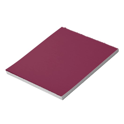 Trend Color - Dunkles Burgundy Notepad Notizblock (Rotiert)
