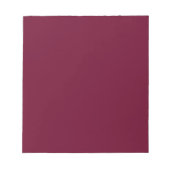 Trend Color - Dunkles Burgundy Notepad Notizblock (Vorderseite)