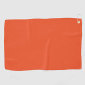Trend Color - Flammenrotes Golfhandtuch (Horizontal)