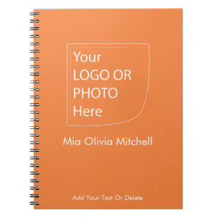 Trend Color Fresh Mandarine - Logo/Foto-Notebook Notizblock