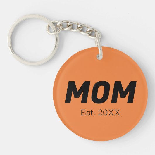 Trend Color - Fresh Mandarine Schlüsselanhänger (Vorderseite)