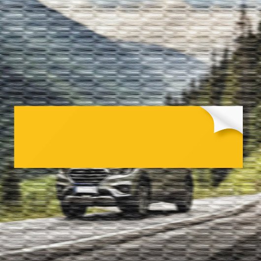 Trend Color - Gelbfarbener Autoaufkleber