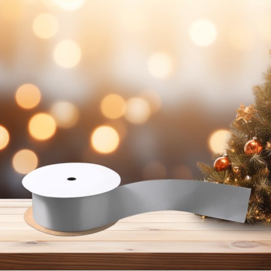 Trend Color Grau Satinband