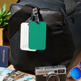 Trend Color - Jade Green Luggage Tag Gepäckanhänger