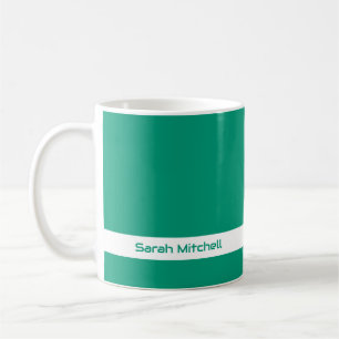 Trend Color - Jade Green Name Tasse