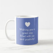 Trend Color Jewel Blue - Name / Positivität Tasse (Links)