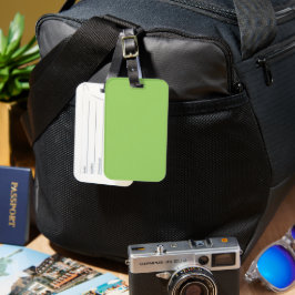 Trend Color - Kiwi Green Luggage Tag Gepäckanhänger