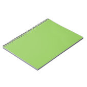 Trend Color - Kiwi Green Notebook Notizblock (Linke Seite)