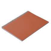 Trend Color - Kupfer-Notebook gebrannt Notizblock (Linke Seite)