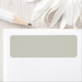 Trend Color - Light Gray Rücksendeadressen-Aufkleb (Insitu)