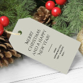 Trend Color Light Silver Grau Minimalistisch Geschenkanhänger