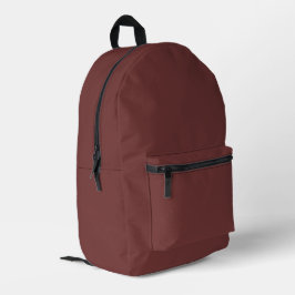 Trend Color - Mahogany Brown-Backpack Bedruckter Rucksack